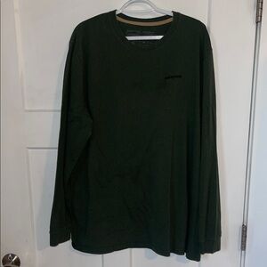 Patagonia Men's Dark Green Long Sleeve Tee
